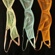 MORGAN Stretch Mesh Bra in Oceanside