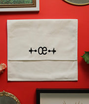 OE Embroidered Cotton Brushed Twill Dust Bag