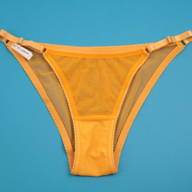 Mandy Stretch Mesh Panty in Mango
