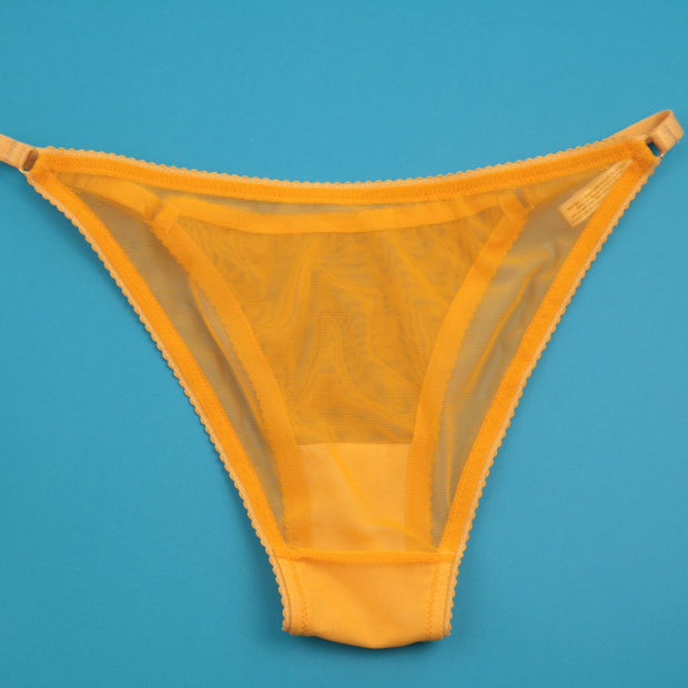 Mandy Stretch Mesh Panty in Mango