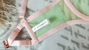 MORGAN Stretch Mesh Bra in Mint Candy
