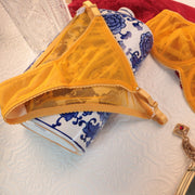 Mandy Stretch Mesh Panty in Mango