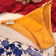 Mandy Stretch Mesh Panty in Mango