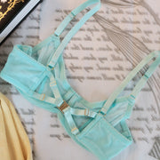 MORGAN Stretch Mesh Bra in Oceanside