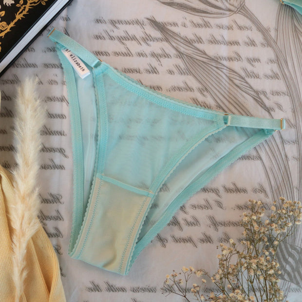 Mandy Stretch Mesh Panty in Oceanside