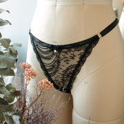 Birch Thong in Black Pearl