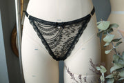 Birch Thong in Black Pearl