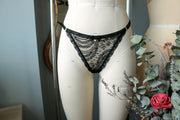 Birch Thong in Black Pearl