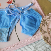MORGAN Stretch Mesh Bra in Periwinkle Azure